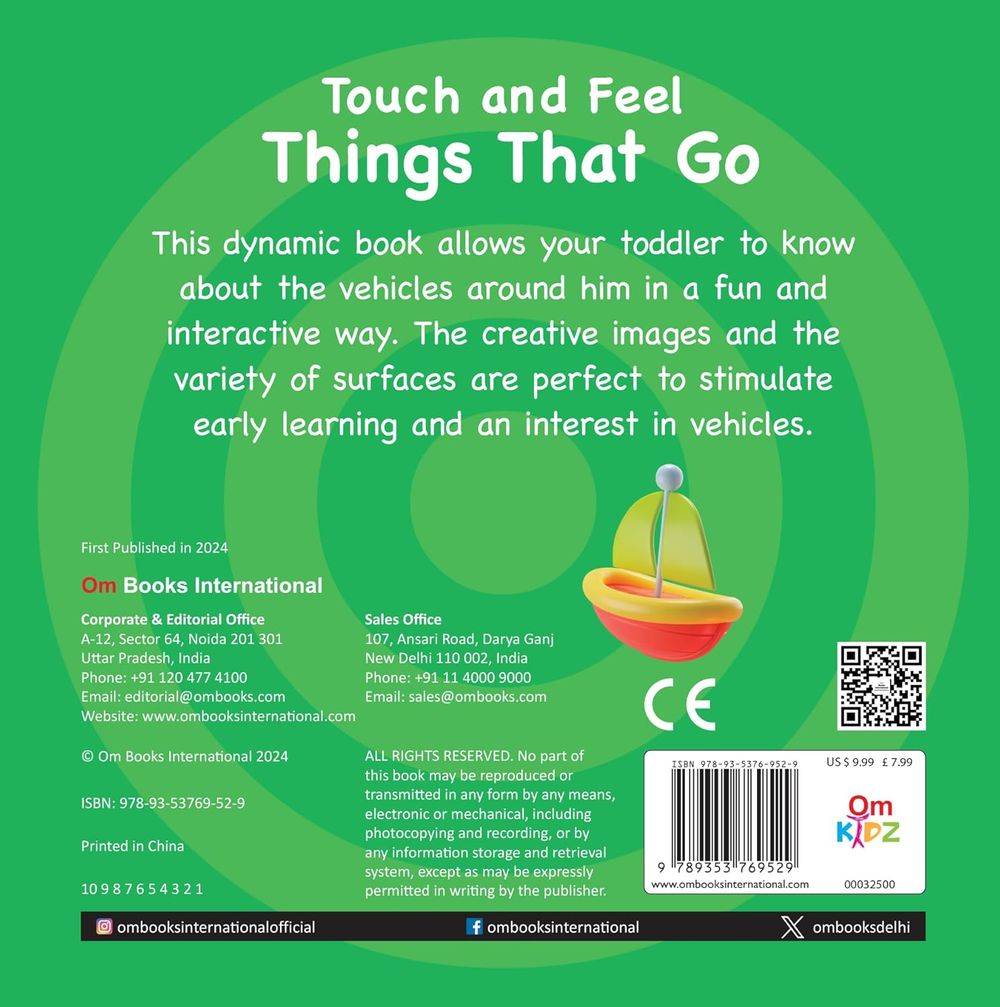 Om Books International - Touch And Feel Things That Go