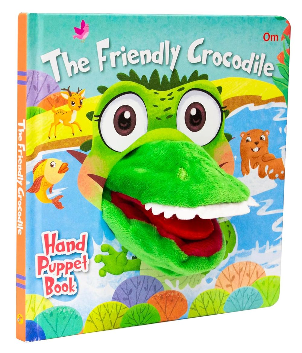Hand Puppet The Friendly Crocodile Book
