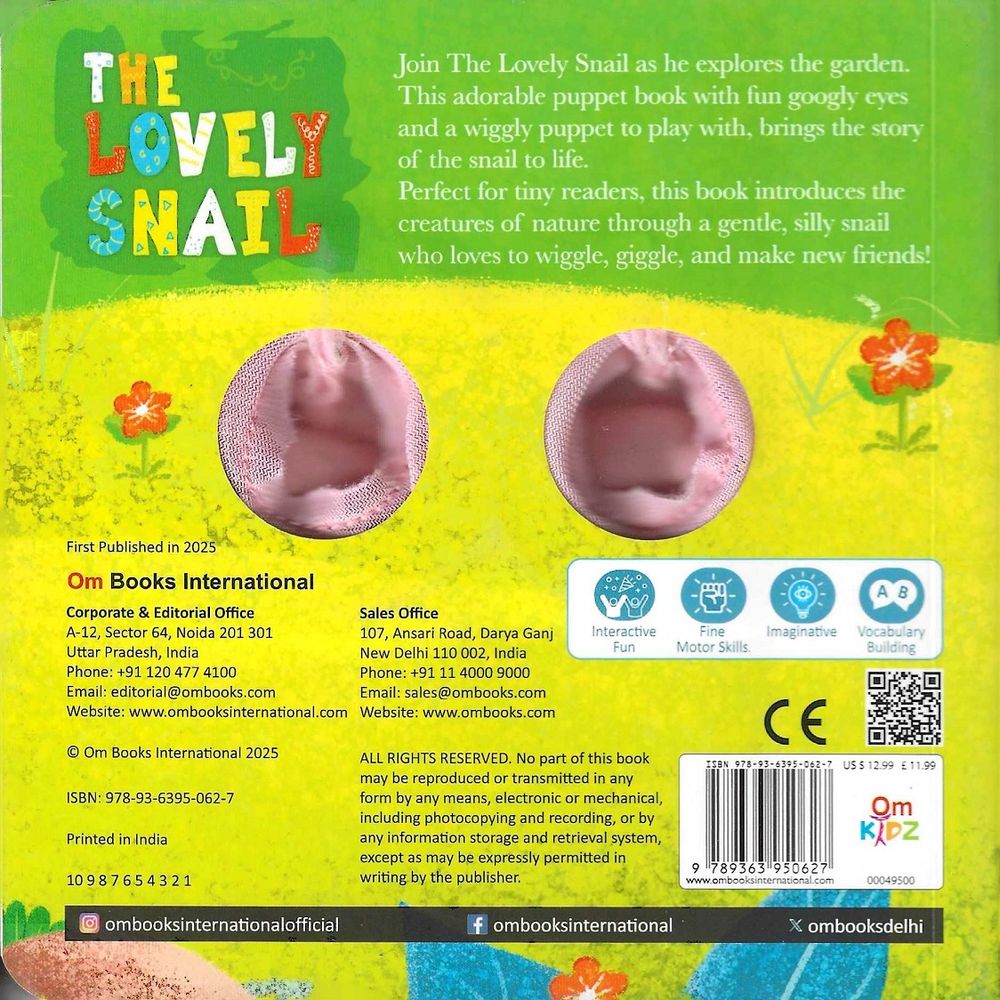 Googly Eyes Books Lovely Snail