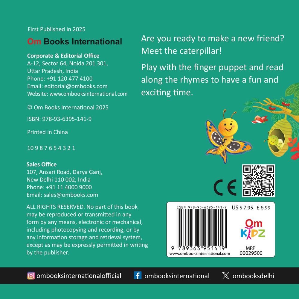 Caterpillar - Finger Puppet Book