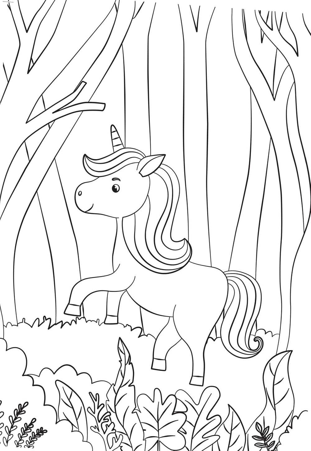Unicorn Magic Colouring Book