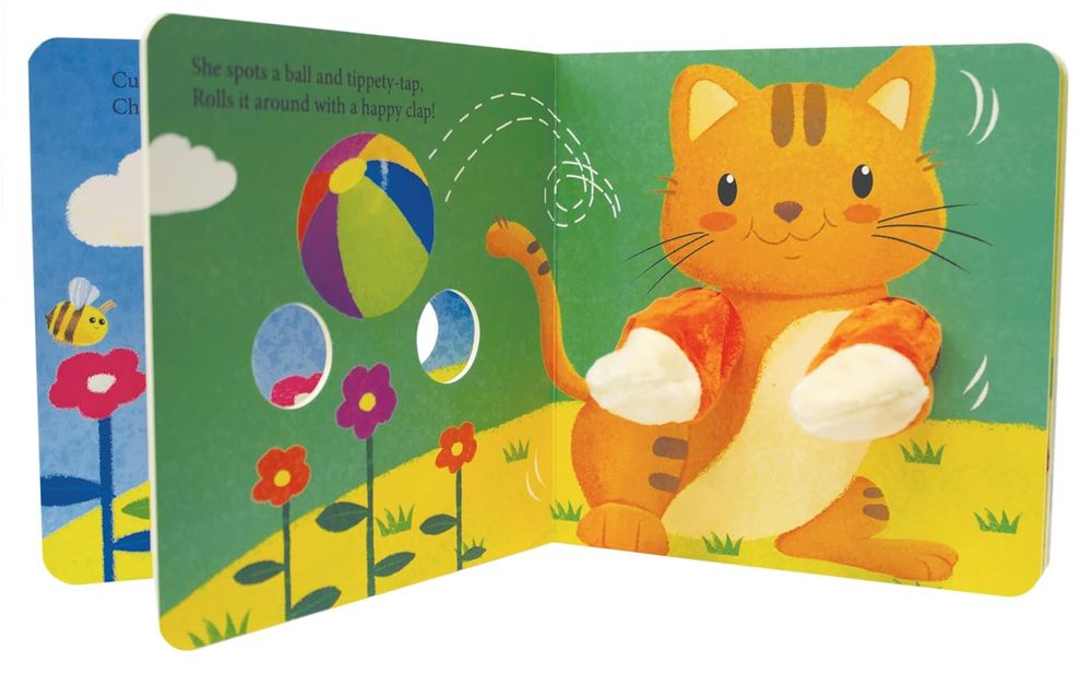 Interactive Two Finger Puppet Book: Curious Cat
