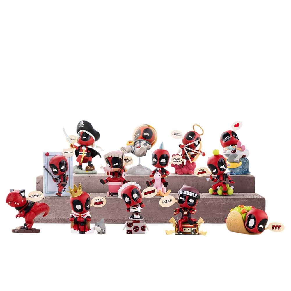 Pop Mart - Labubu Marvel's Deadpool Series - 12 Models - 1pc - Style May Vary