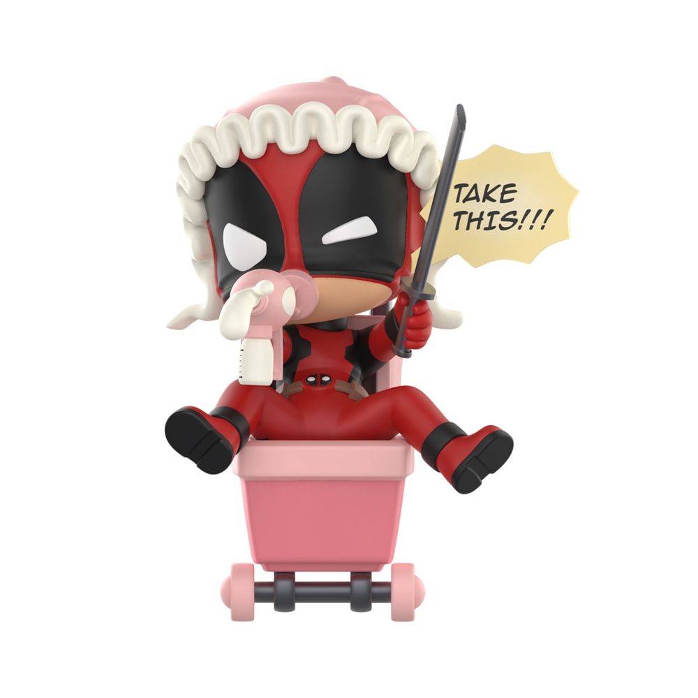 Pop Mart - Labubu Marvel's Deadpool Series - 12 Models - 1pc - Style May Vary