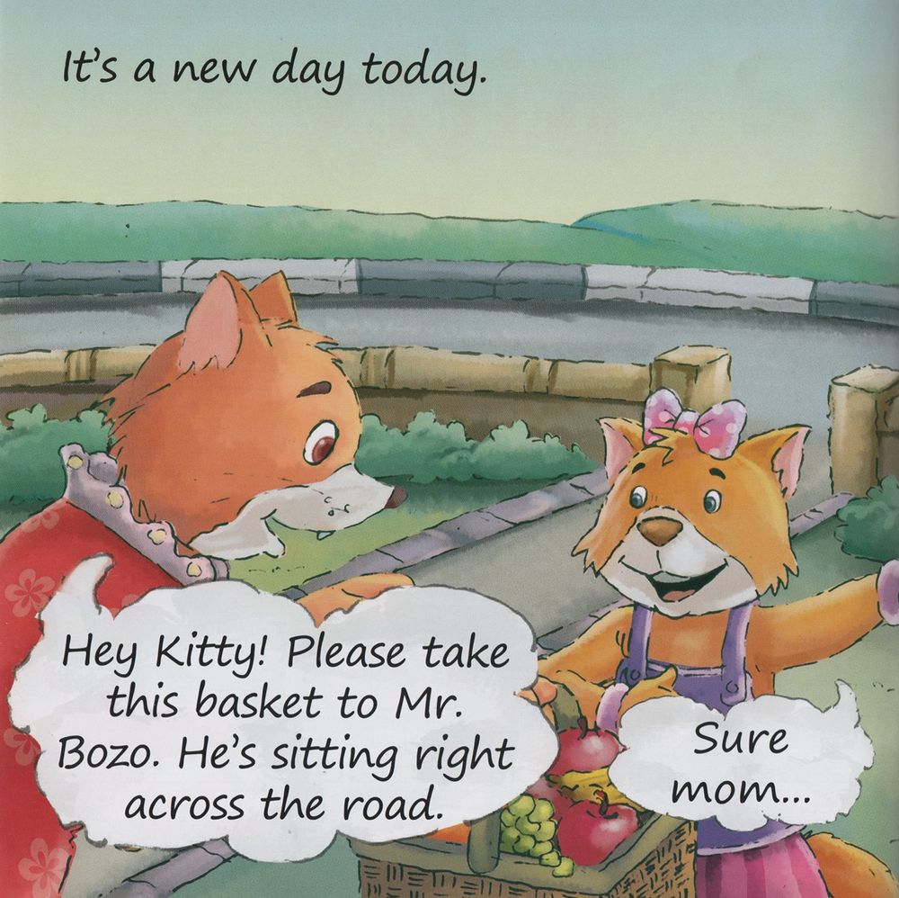 Kitty Crosses The Road