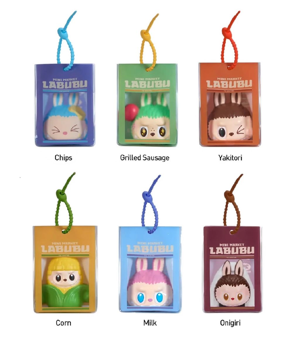 Pop Mart - Labubu Squishy The Monsters Wacky Mart Series - 6 Models - 1pc - Style May Vary
