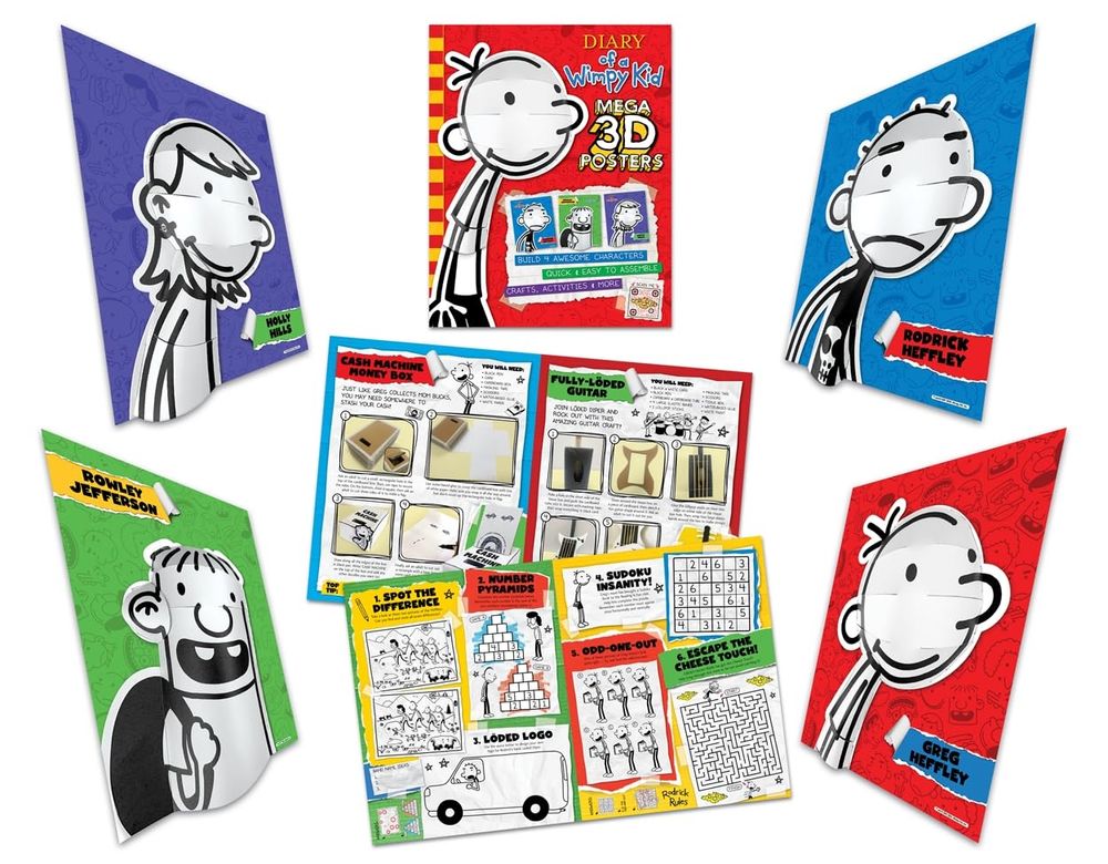 Diary Of A Wimpy Kid: Pop Heads 3D Craft