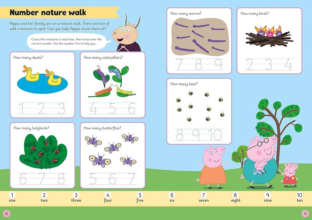 Learn With Peppa Pig: Counting 0 To 20 - A Wipe-Clean Counting Book