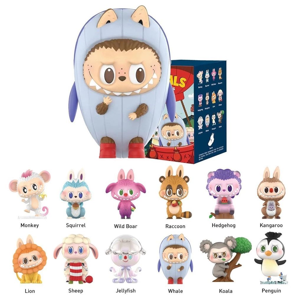 Pop Mart - Labubu The Monsters Animals Series - 12 Models - 1pc - Style May Vary