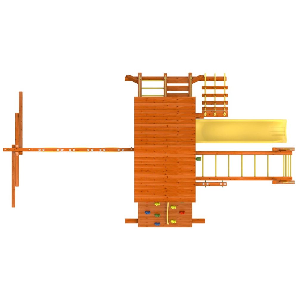 KIDDORO - Discovery Den Swing Set with Monkey Bars