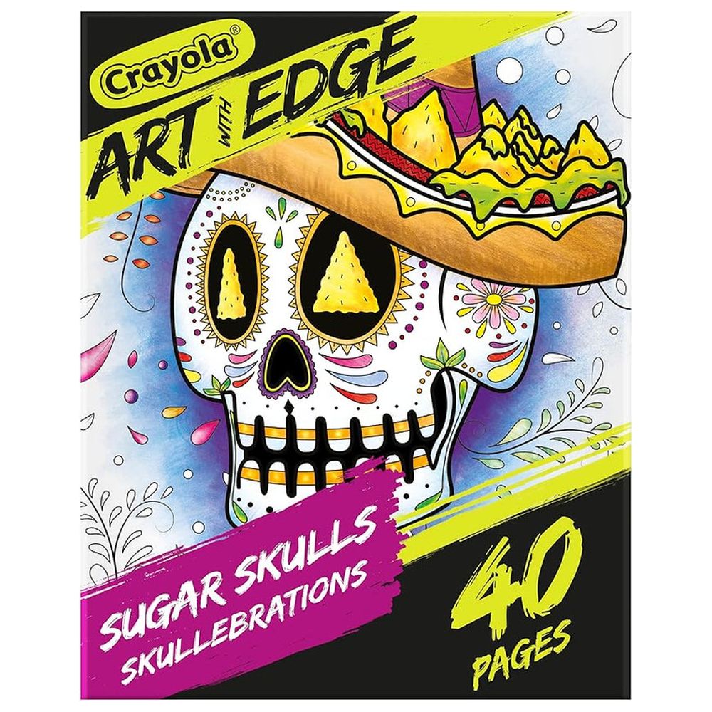 Crayola - Art With Edge Sugar Skulls Coloring Book - 32 Pages