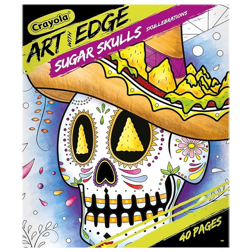 Crayola - Art With Edge Sugar Skulls Coloring Book - 32 Pages