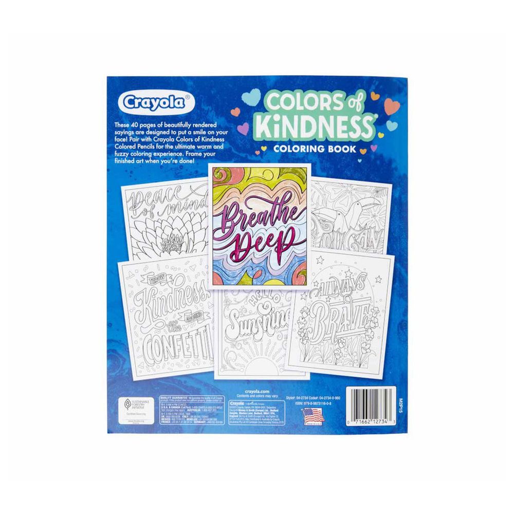 Crayola - Coloring Book - Colors of Kindness - 40 Pages