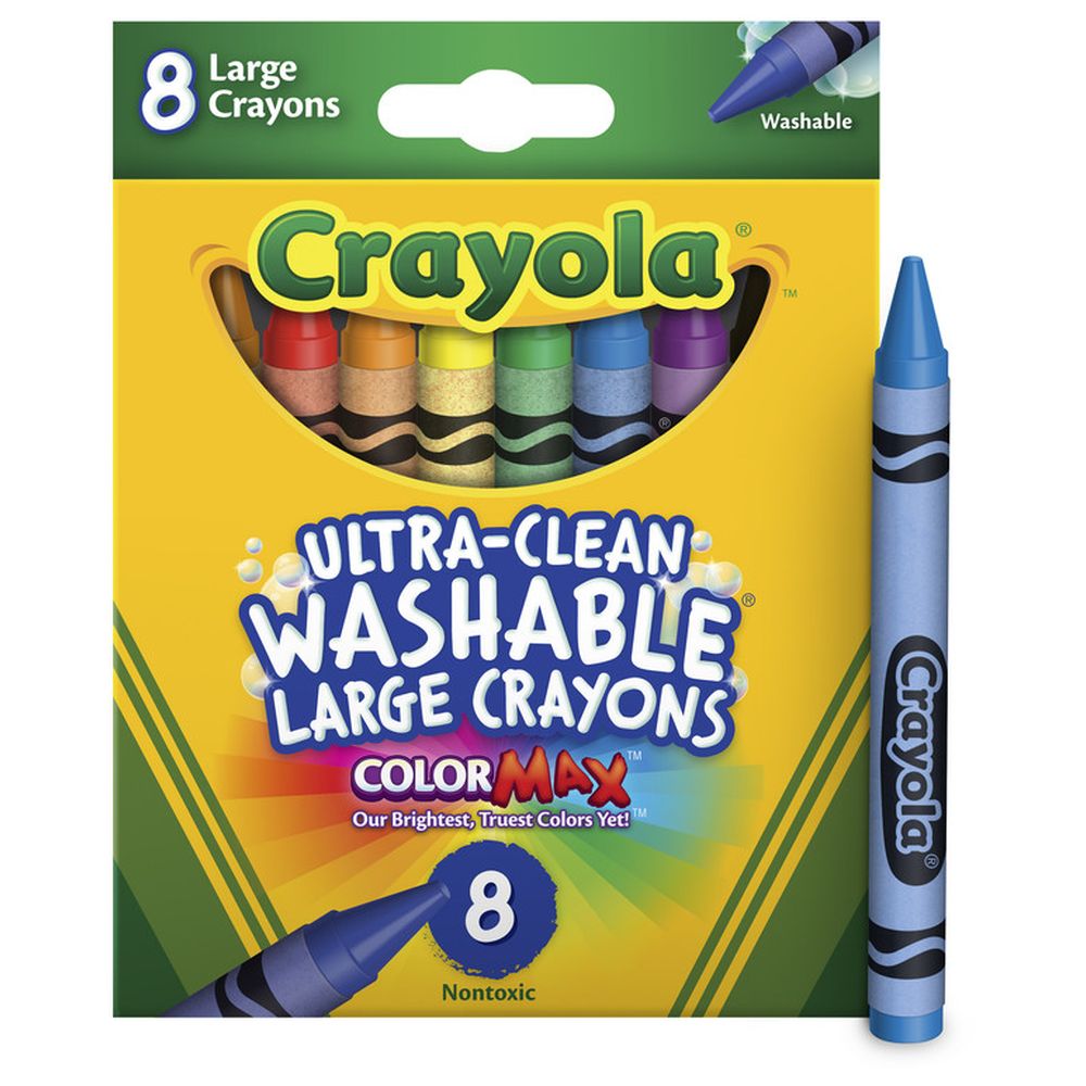 Crayola - Ultra Clean Washable Crayons - 8 Pcs