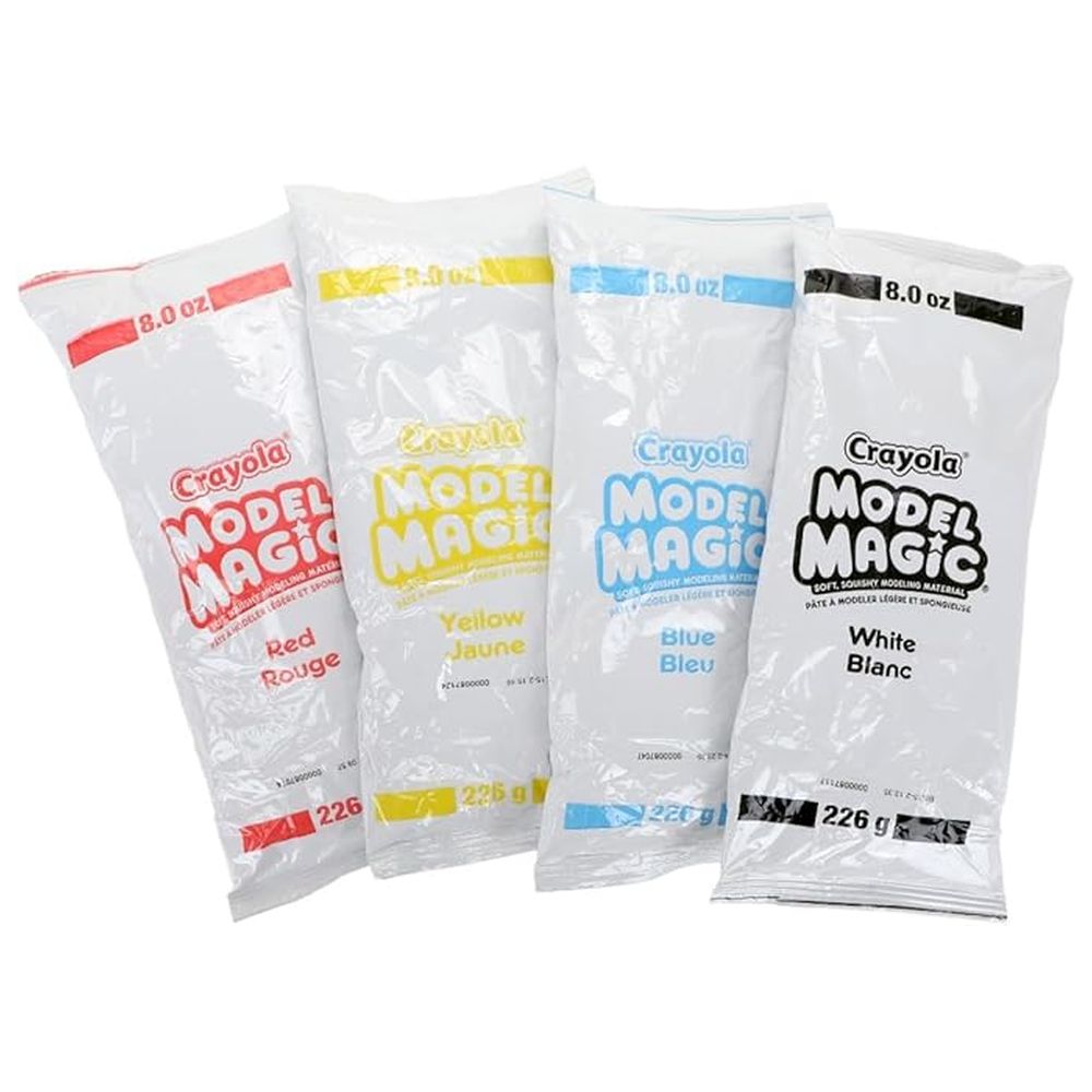 Crayola - Model Magic Modeling Clay - 4 Pcs - 226 gm