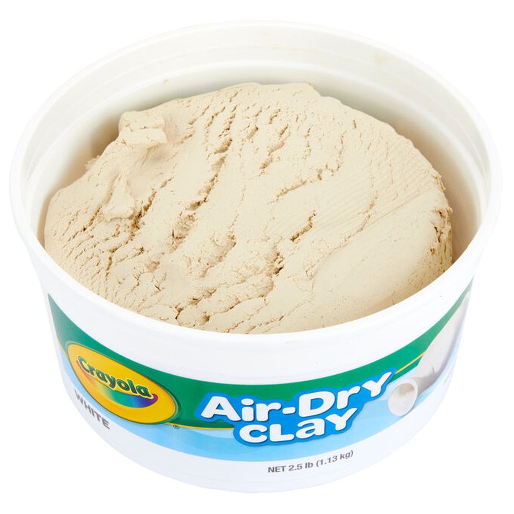 Crayola - Air Dry Clay Bucket - White - 1.13 Kg