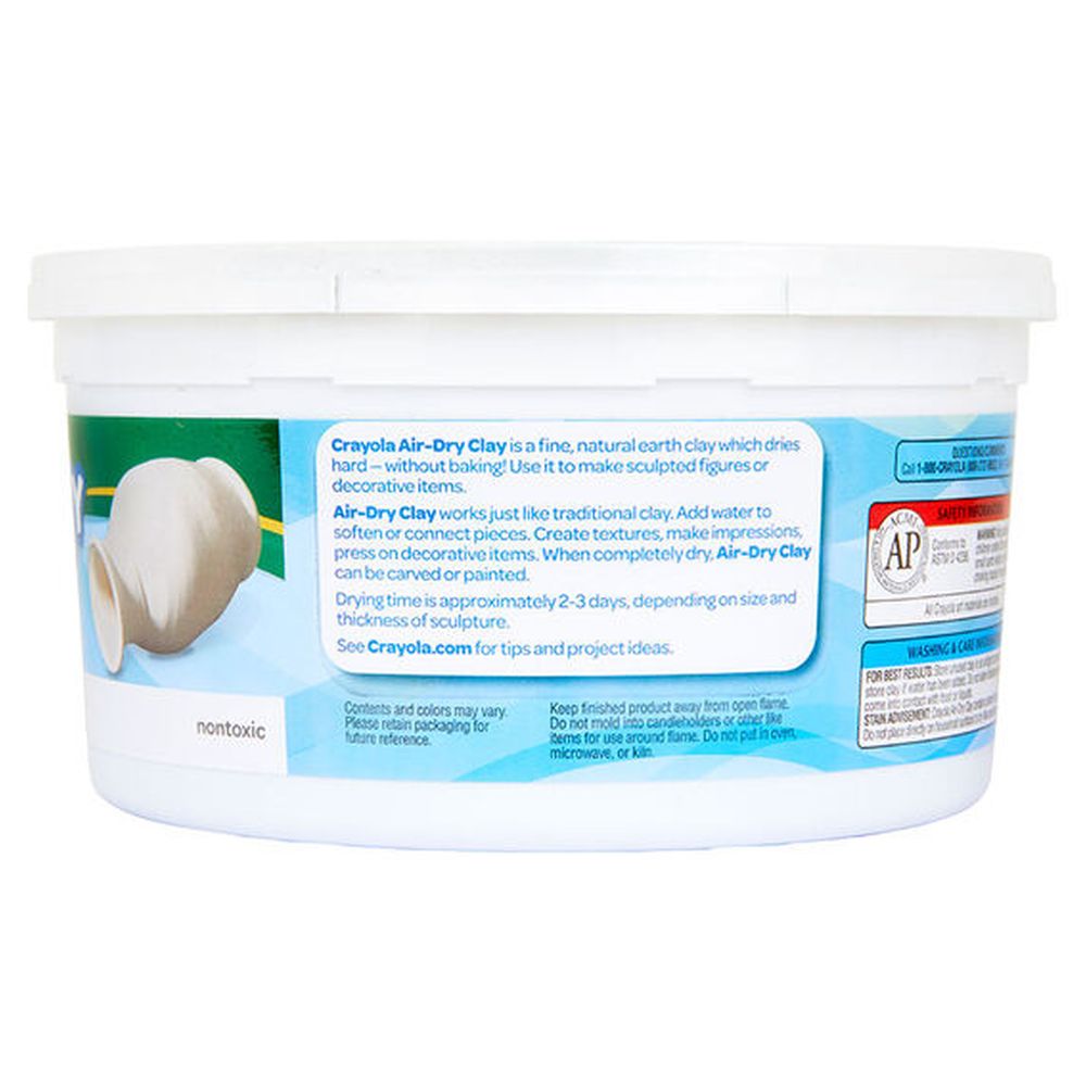 Crayola - Air Dry Clay Bucket - White - 1.13 Kg
