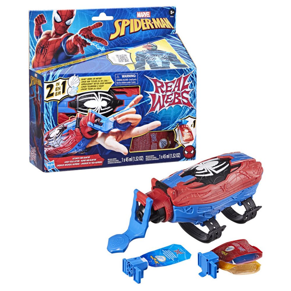 Marvel - 2-In-1 Spider-Man Real Webs Blaster