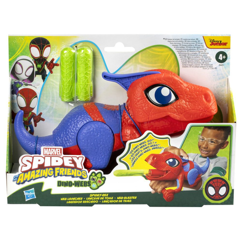 Marvel - Spidey-Rex Web Launcher w/ Darts - 3 Pcs