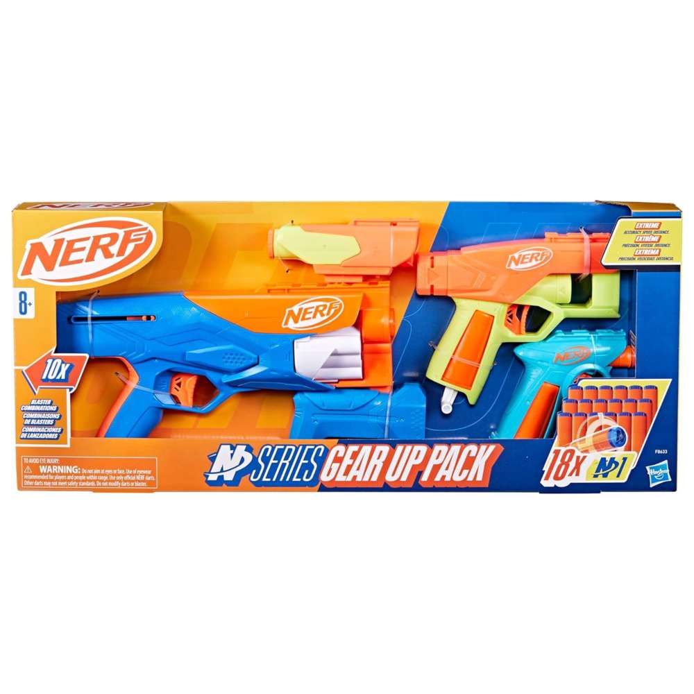 Nerf - N Series Gear Up Blaster w/ Darts - 21 Pcs