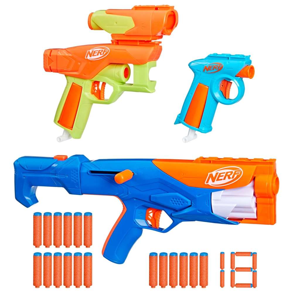 Nerf - N Series Gear Up Blaster w/ Darts - 21 Pcs