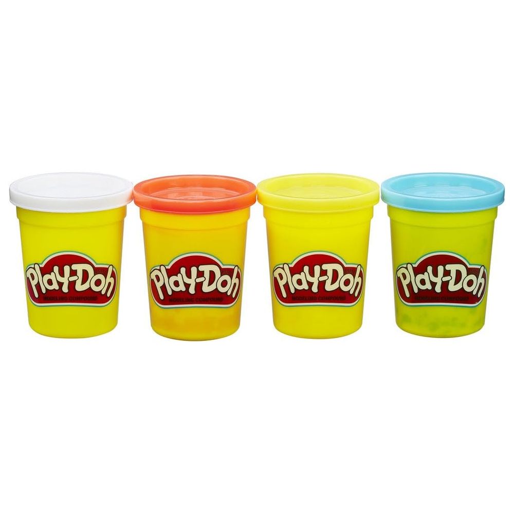 PlayDoh - Non-Toxic Modeling Dough - 4 Pcs - 448 gm