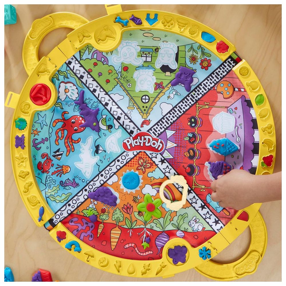 PlayDoh - Starters Fold And Go Playmat Set - 26 Pcs