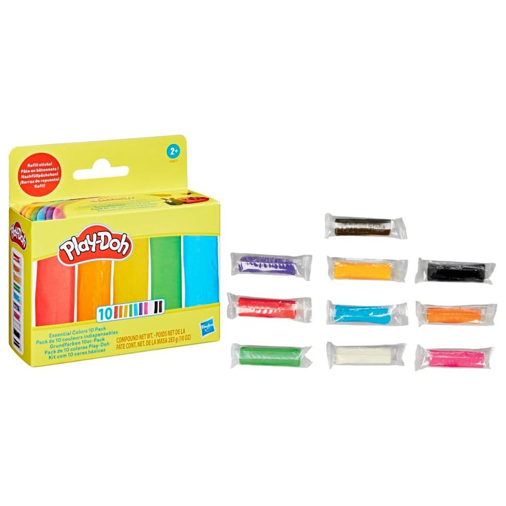 PlayDoh - Essential Color Compound Set - 10 Pcs