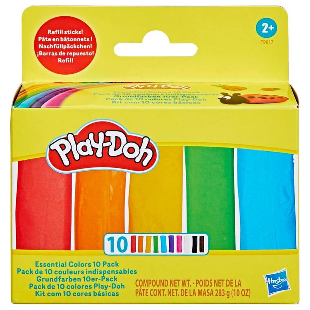 PlayDoh - Essential Color Compound Set - 10 Pcs