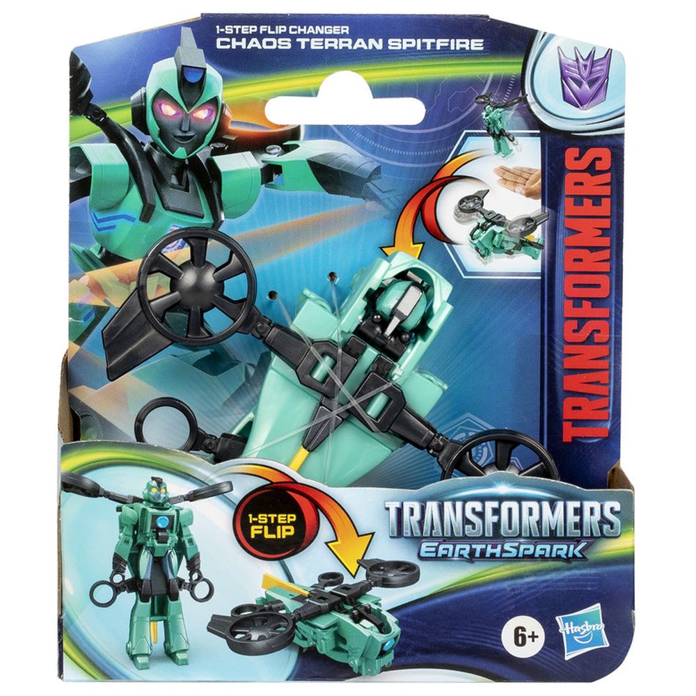 Transformers - Flip Changer Action Figure - Chaos Terran Spitfire - 4-inch