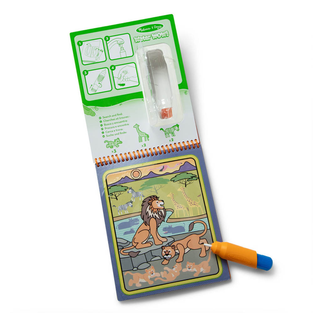 Melissa & Doug Water Wow! Safari Water Reveal Pad