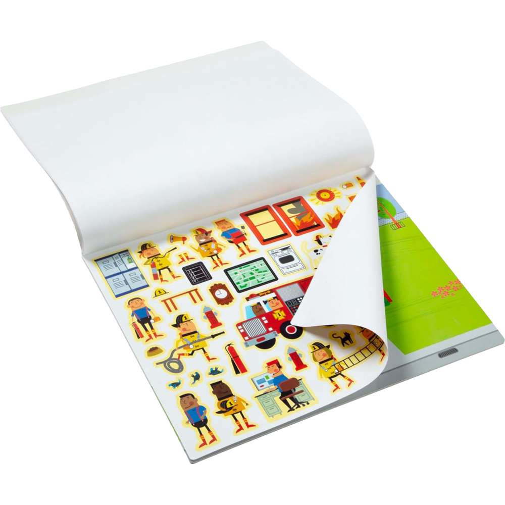 Melissa & Doug Reusable Sticker Pad - My Town - 200 Pcs
