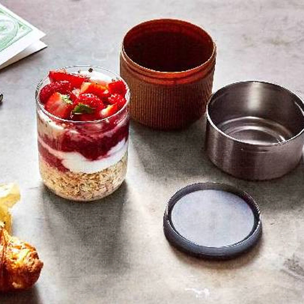 Black+Blum - Glass Lunch Pot - Small - Slate