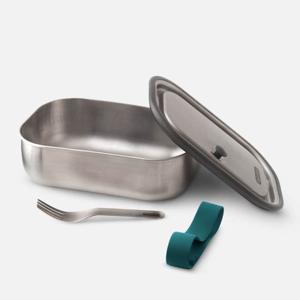 Black+Blum - Single Compartment Stainless Steel Lunch Box - Olive