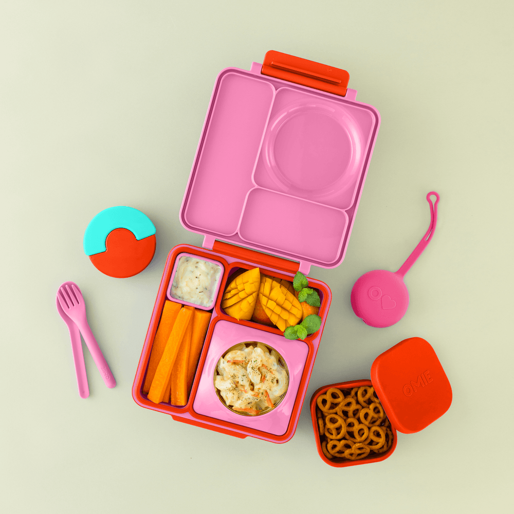Omiebox - OmieSnack Container - Red - 278 ml