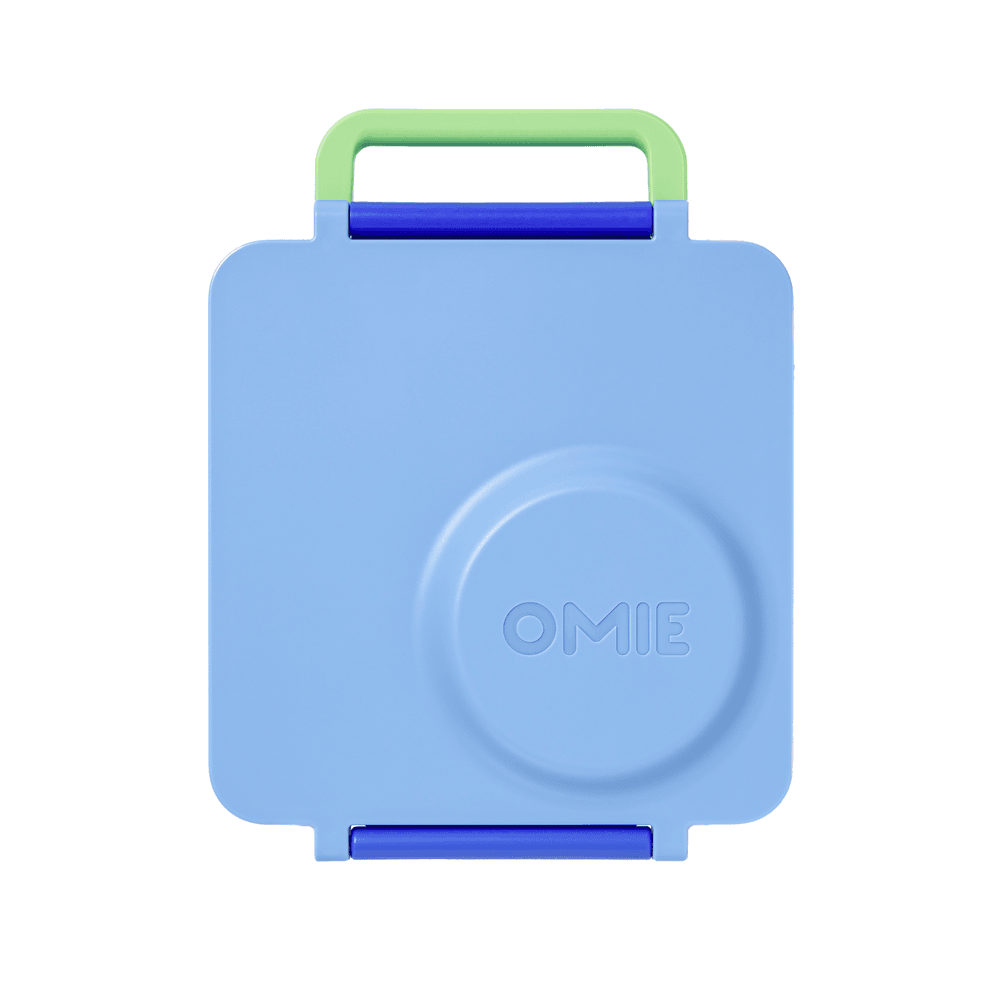 Omiebox - 3 Compartment Thermos Lunch Box - Sea Blue