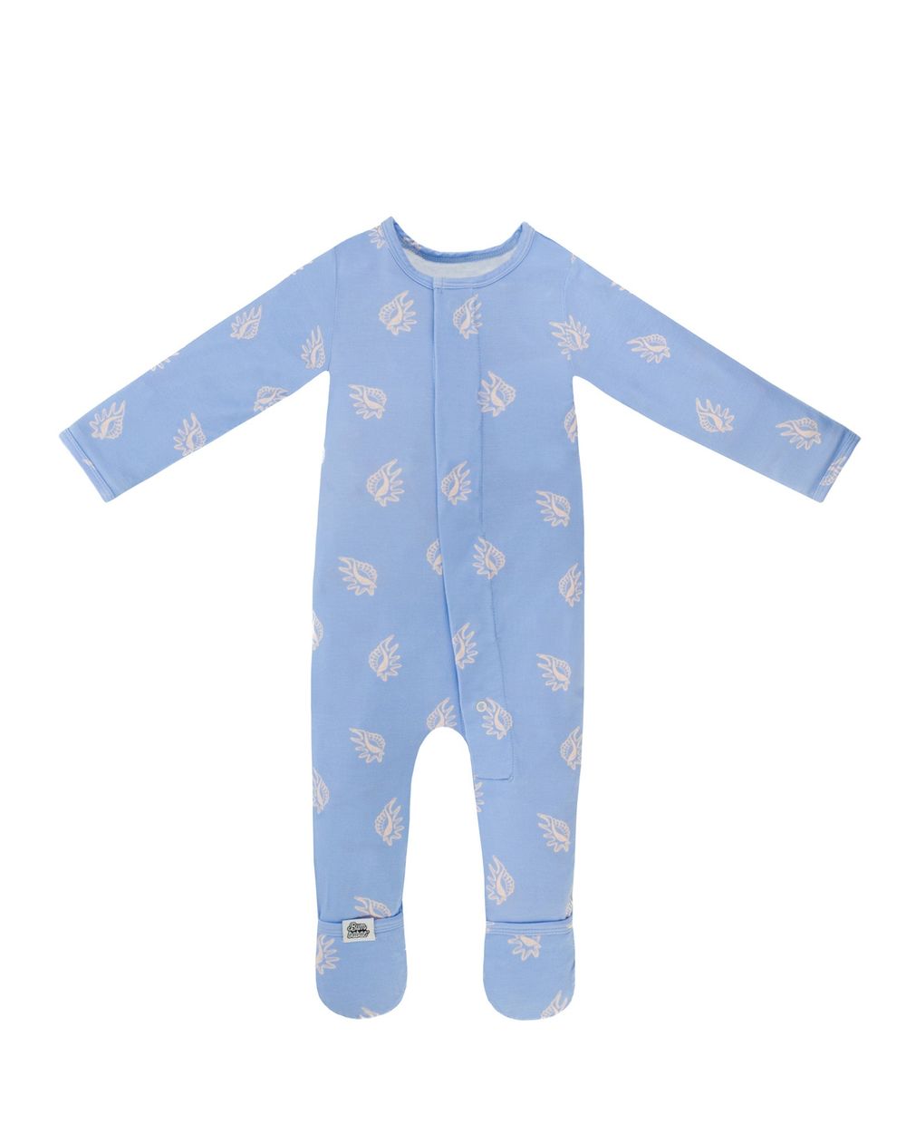 Bumbabae Mag Clasp Sleepsuit Seashells