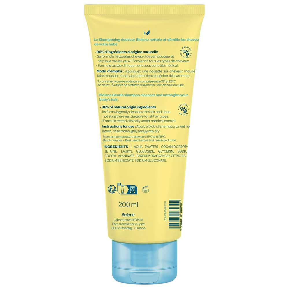 Biolane - Gentle Shampoo - 200 ml