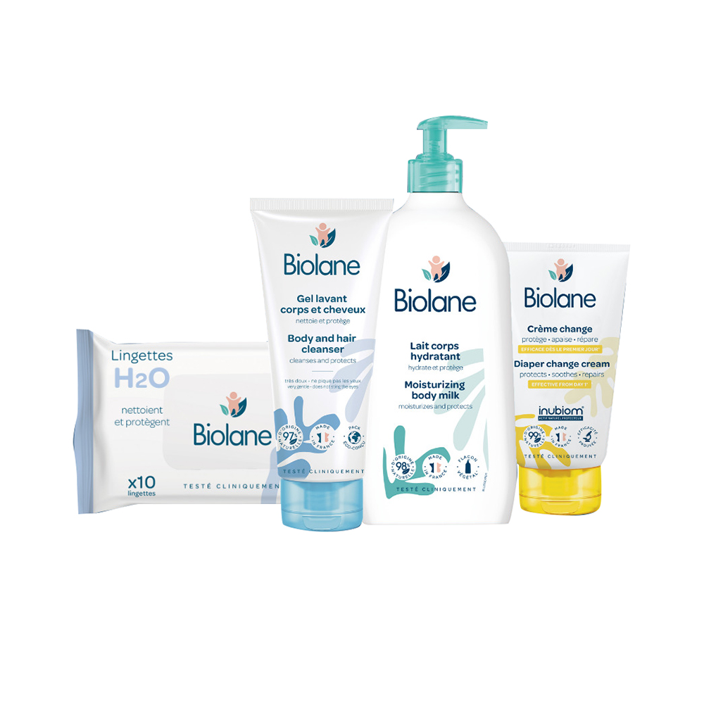 Biolane - Baby Suitcase - 4 Pc Set
