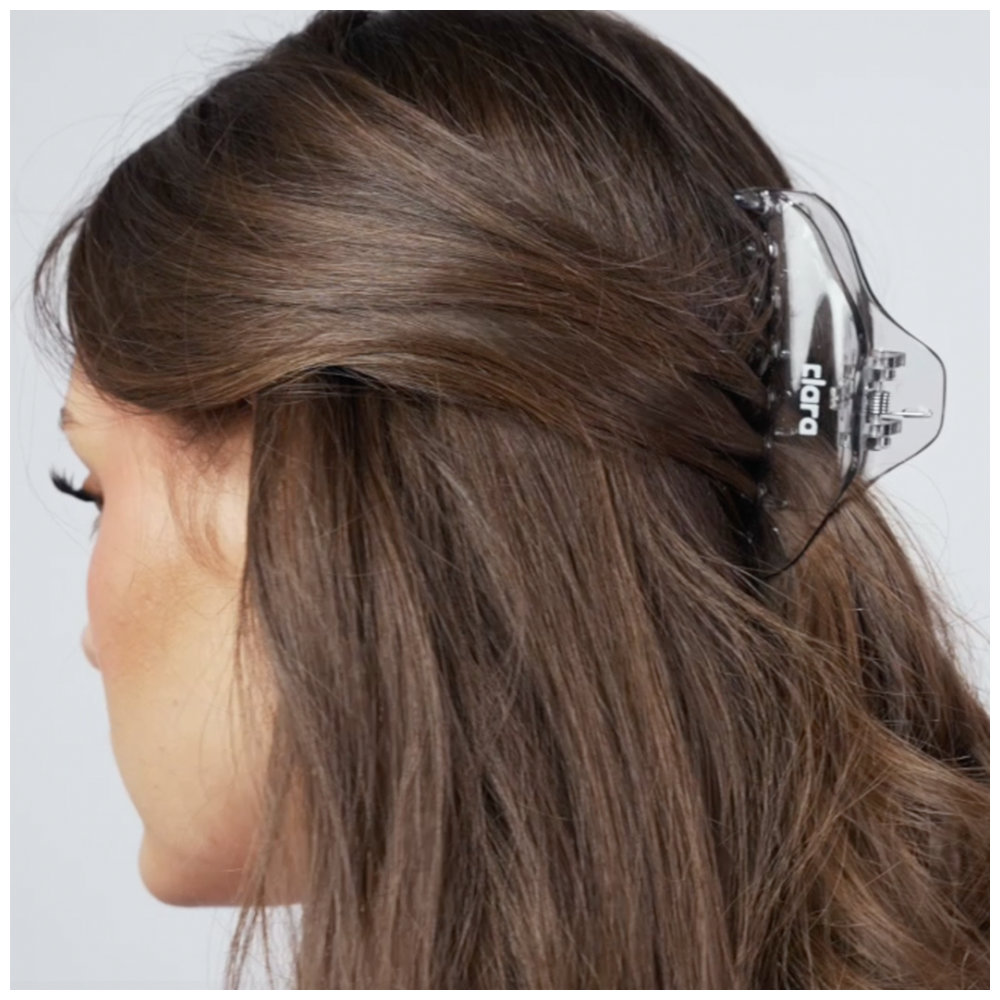 Clara - Hair Clamps - Grey - 2pcs