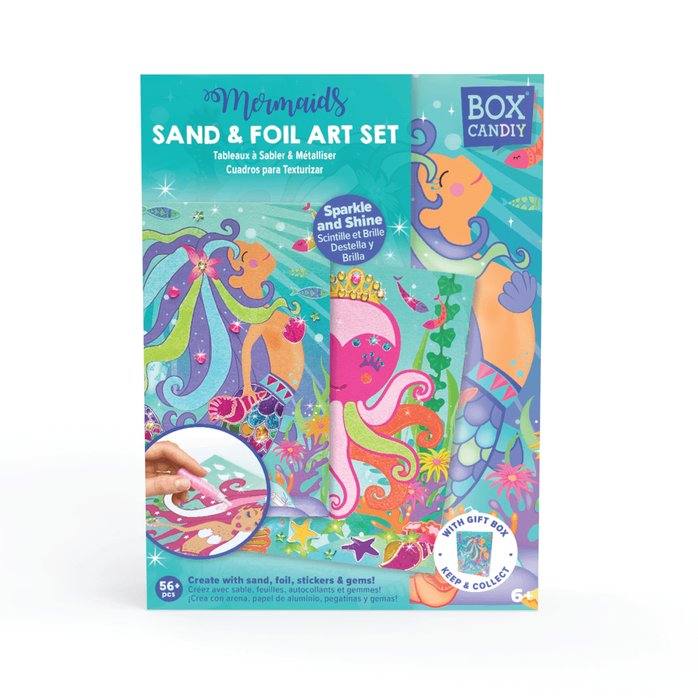 Box Candiy - Mermaids Sand And Foil Art Set