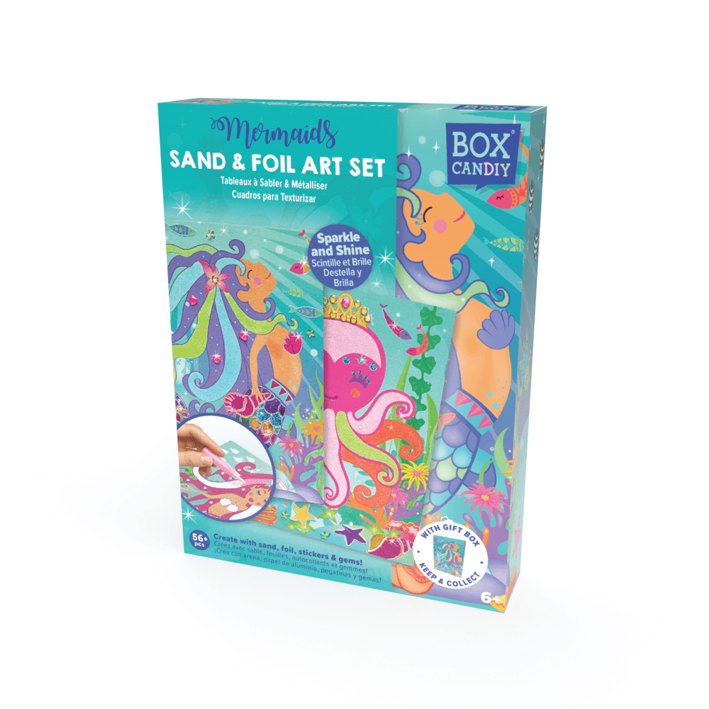 Box Candiy - Mermaids Sand And Foil Art Set