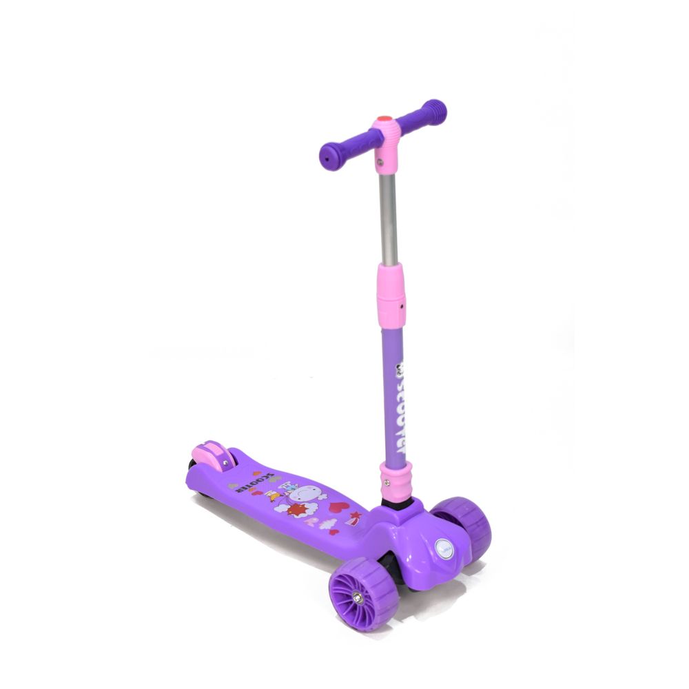 Amla - FLBB-802PU 3-Wheel Scooter - Purple