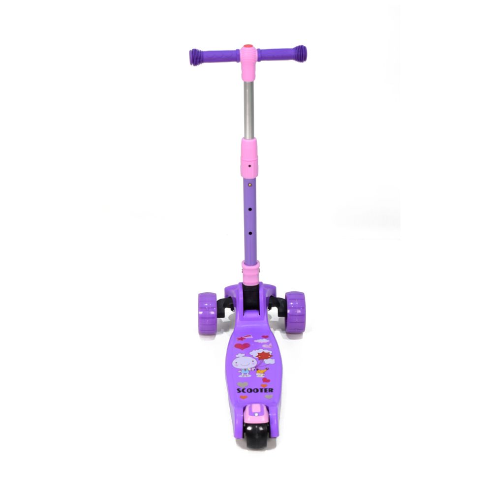 Amla - FLBB-802PU 3-Wheel Scooter - Purple
