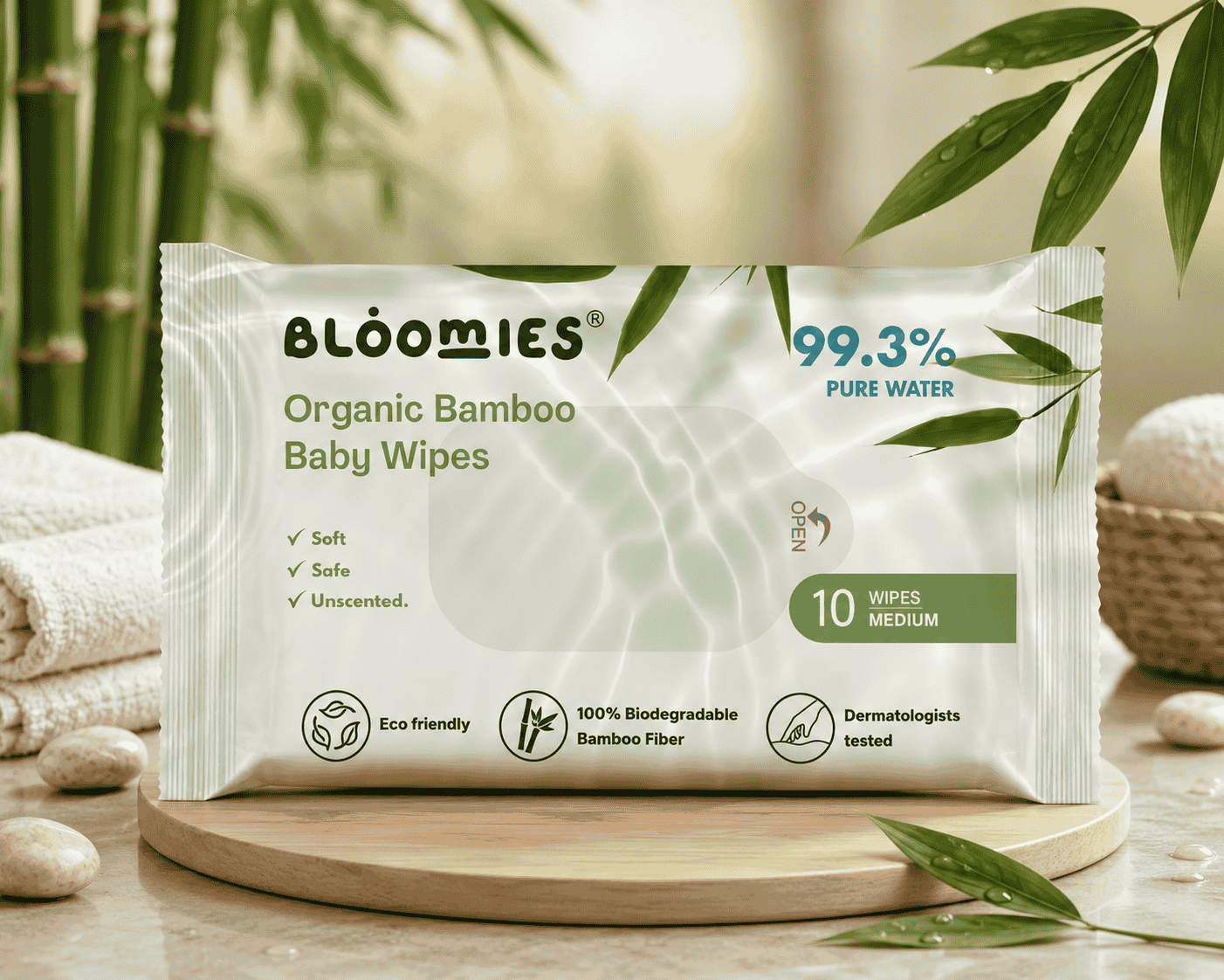 Bloomies - Bamboo Baby Wipes - 300 Wipes