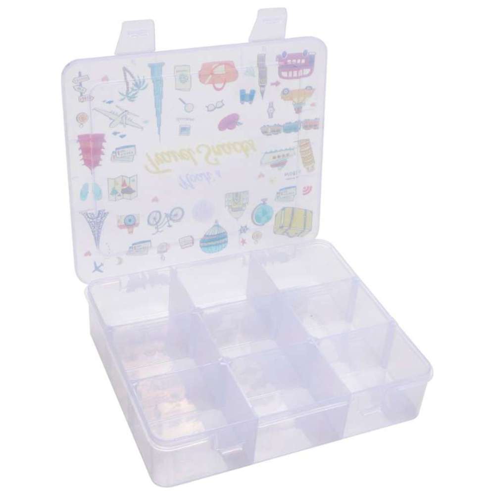 Little IA - Personalized 9 Compartment Snack Box - Cars - 1100 ml
