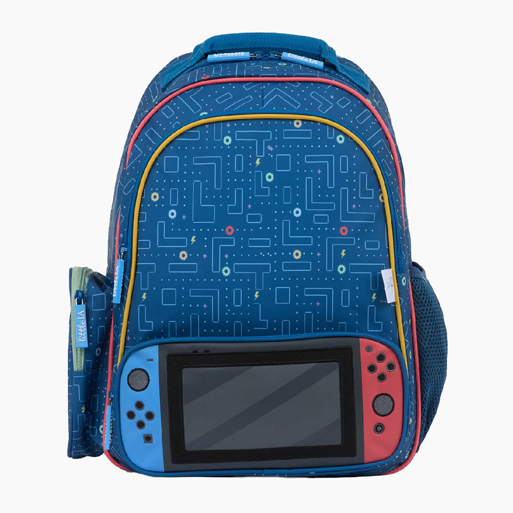 Little IA - Gamer Kids Backpack Large - Blue