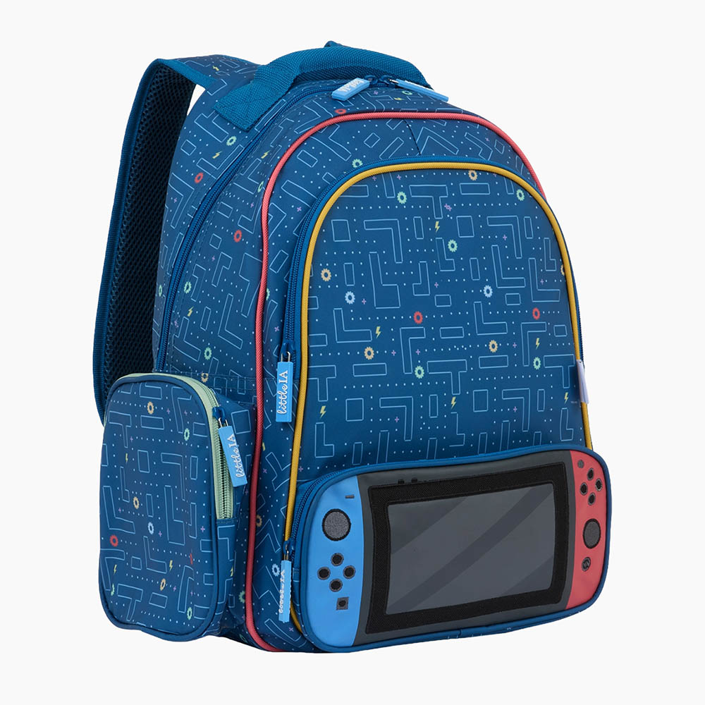 Little IA - Gamer Kids Backpack Large - Blue