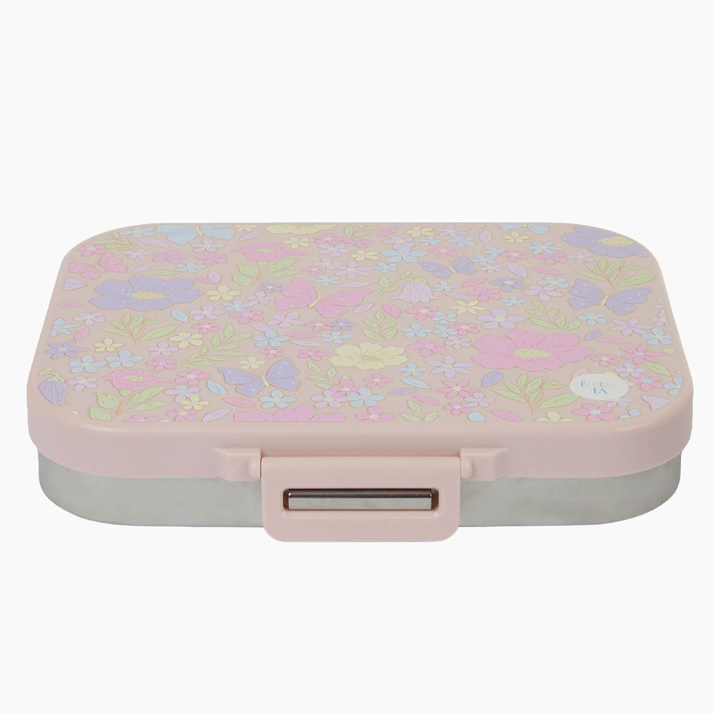 Little IA - Botanica Stainless Steel Lunch Box - Pink
