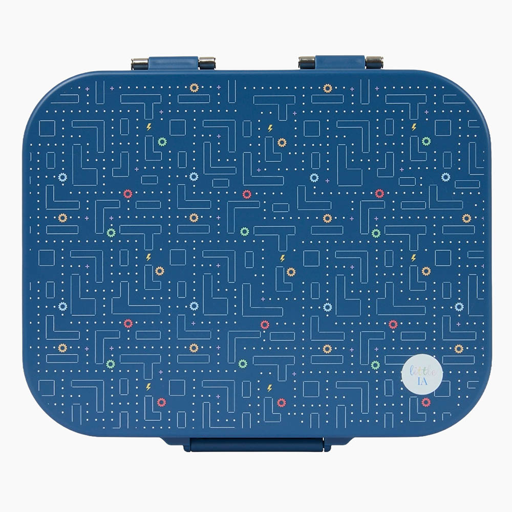 Little IA - Gamer Stainless Steel Lunch Box - Blue